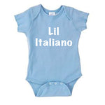 Lil Italiano Blue Onesie