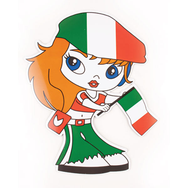 Large Italian Girl Magnet