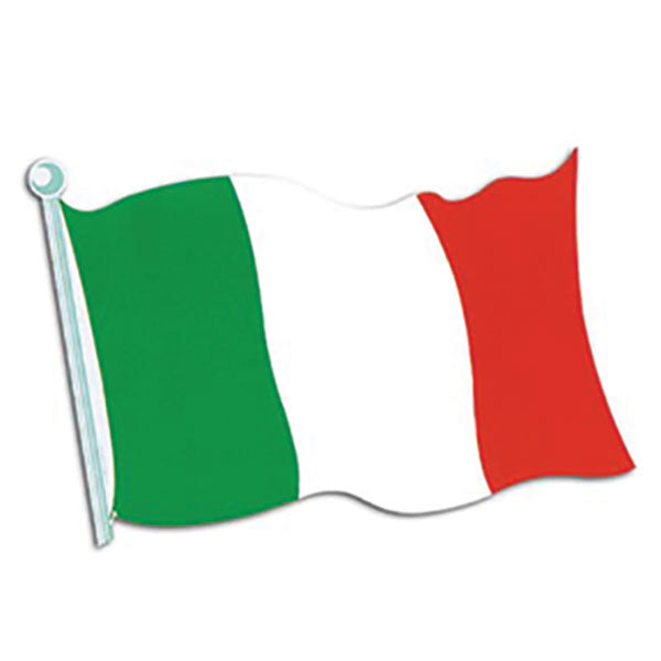 Italian Flag Cutout