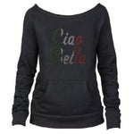 Ciao Bella Rhinestone Black Sweatshirt