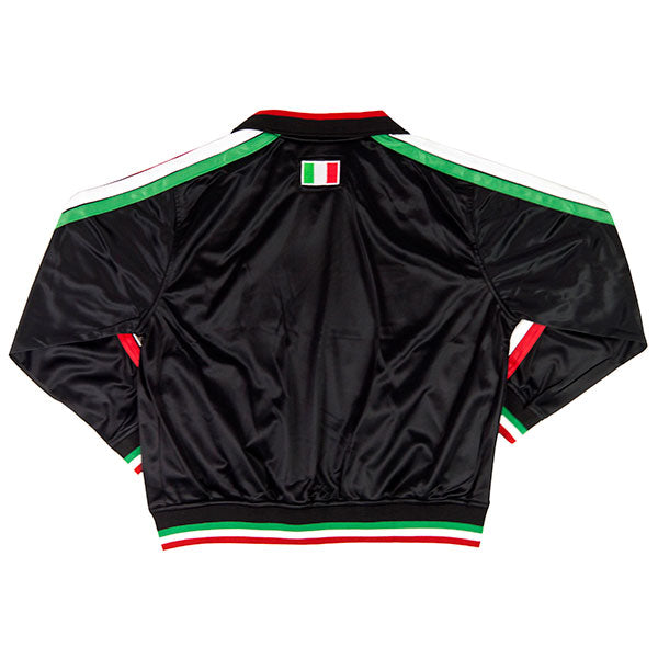 Italia Zip Black Track Jacket - Back