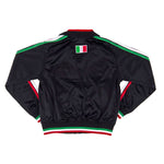 Italia Zip Black Track Jacket - Back