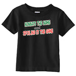 Nonna's The Name and Spoiling Is The Game Black T-Shirt