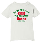 Property of XOXO The Greatest Nonno In The World White T-Shirt