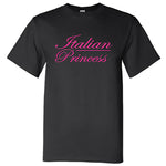 Italian Princess Black T-Shirt