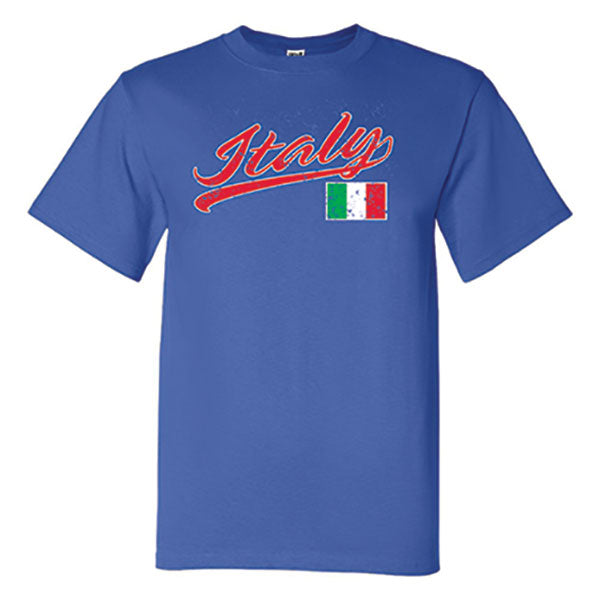 Italy Baseball Royal Blue T-Shirt