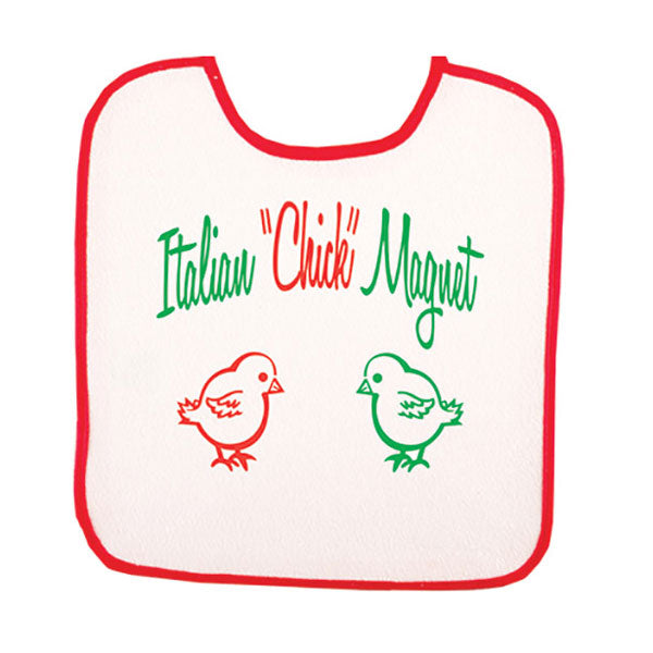 BB3005-Italian "Chick" Magnet (Baby Bib)