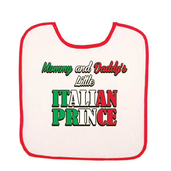 BB3021-Mommy & Daddy's Little Italian Prince (Baby Bib)