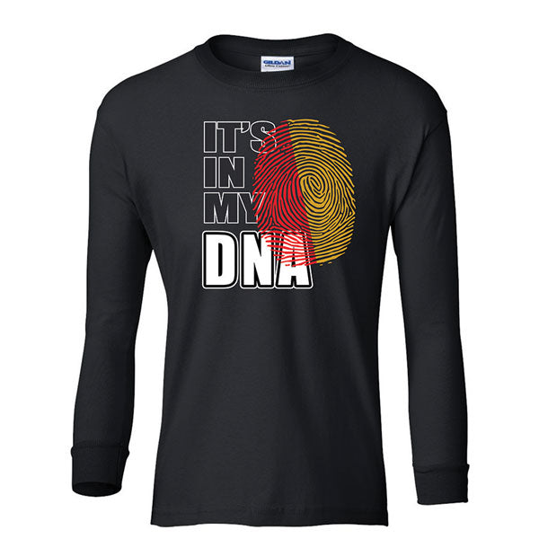 It's In My DNA Sicilian Black Long Sleeve T-Shirt