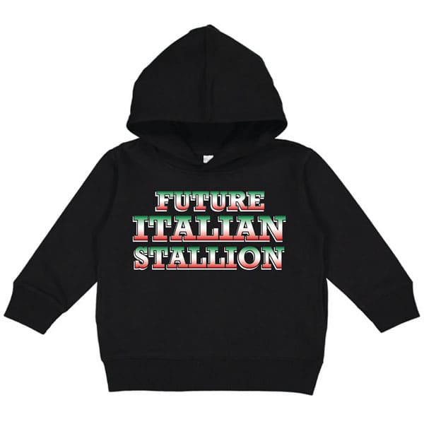 Future Italian Stallion Black Hoodie Sweatshirt