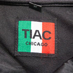 Italia Zip Black Track Jacket - Label