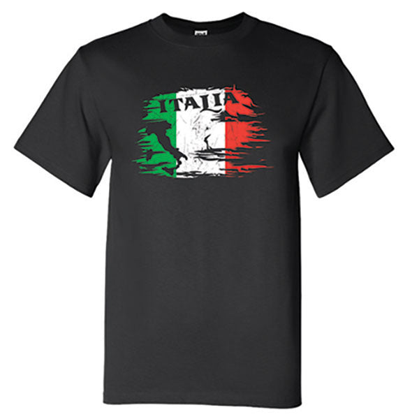 Italia Paint with Boot Black T-Shirt