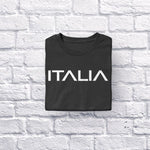 Italian Stick adult black t-shirt folded