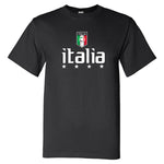 Italia Soccer Black T-Shirt