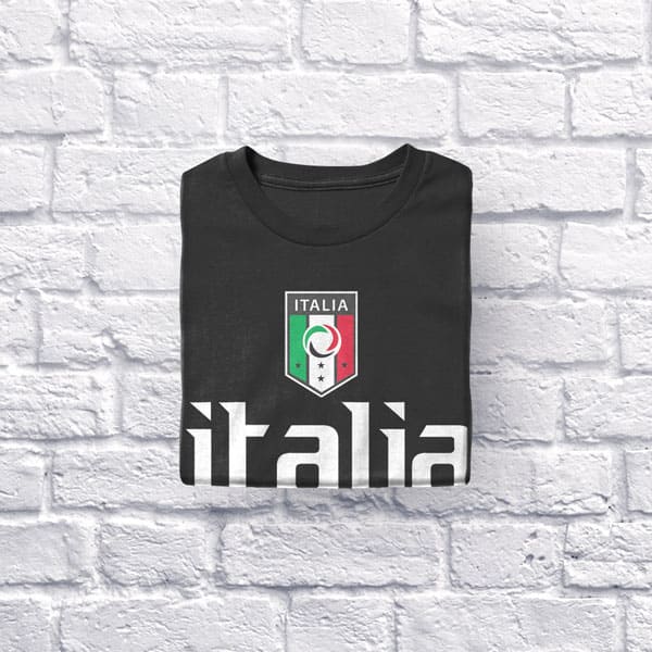 Italian Merch Adult Italia Soccer Black T-Shirt – The Italian American Connection