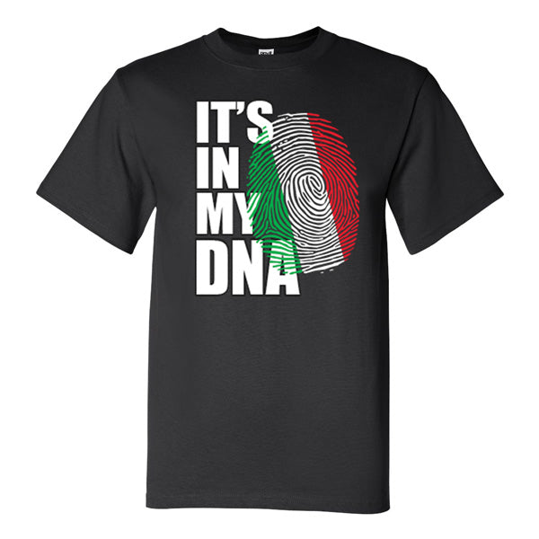 It's In My DNA Italian Black T-Shirt