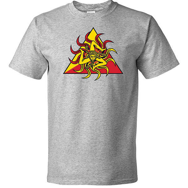 Trinacria Triangle Gray T-Shirt