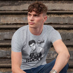 Original Rocky adult grey t-shirt on a man front view