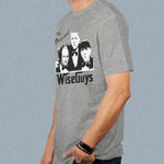 Original Wise Guys adult grey t-shirt on a man side view
