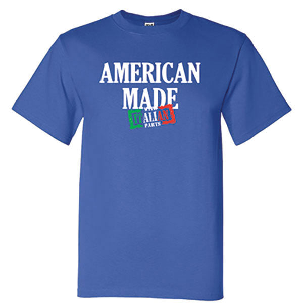 American Made with Italian Parts Royal Blue T-Shirt