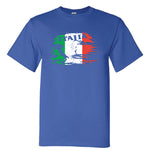 Italia Paint with Boot Royal Blue T-Shirt