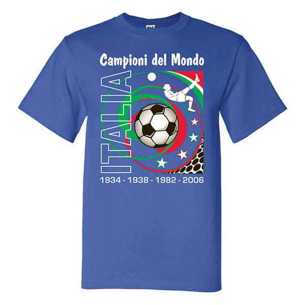 Campiono Del Mondo Soccer Royal T-Shirt