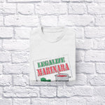 Legalize Marinara adult white t-shirt folded