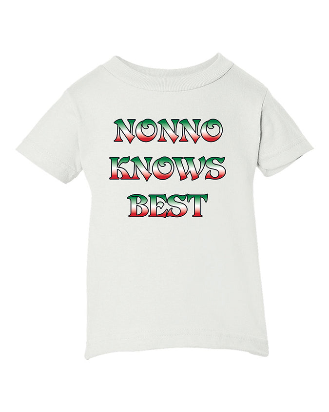 TSTW624-Toddler Nonno Knows Best T-Shirt (White)