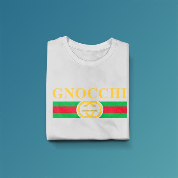Gnocchi youth white t-shirt folded