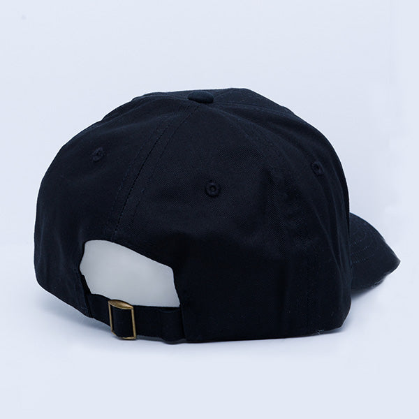 HT222-Italia Embroidered Baseball Hat (Black)
